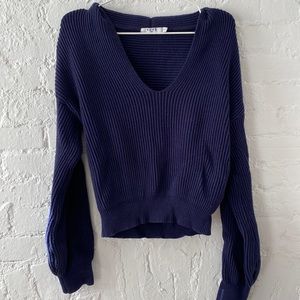 Navy knit